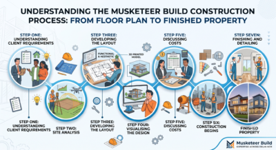 From Floor Plan to Finished Property: Understanding the Musketeer Build Construction Process