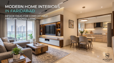 Modern Home Interiors in Faridabad: Design Ideas for Comfortable and Functional Living