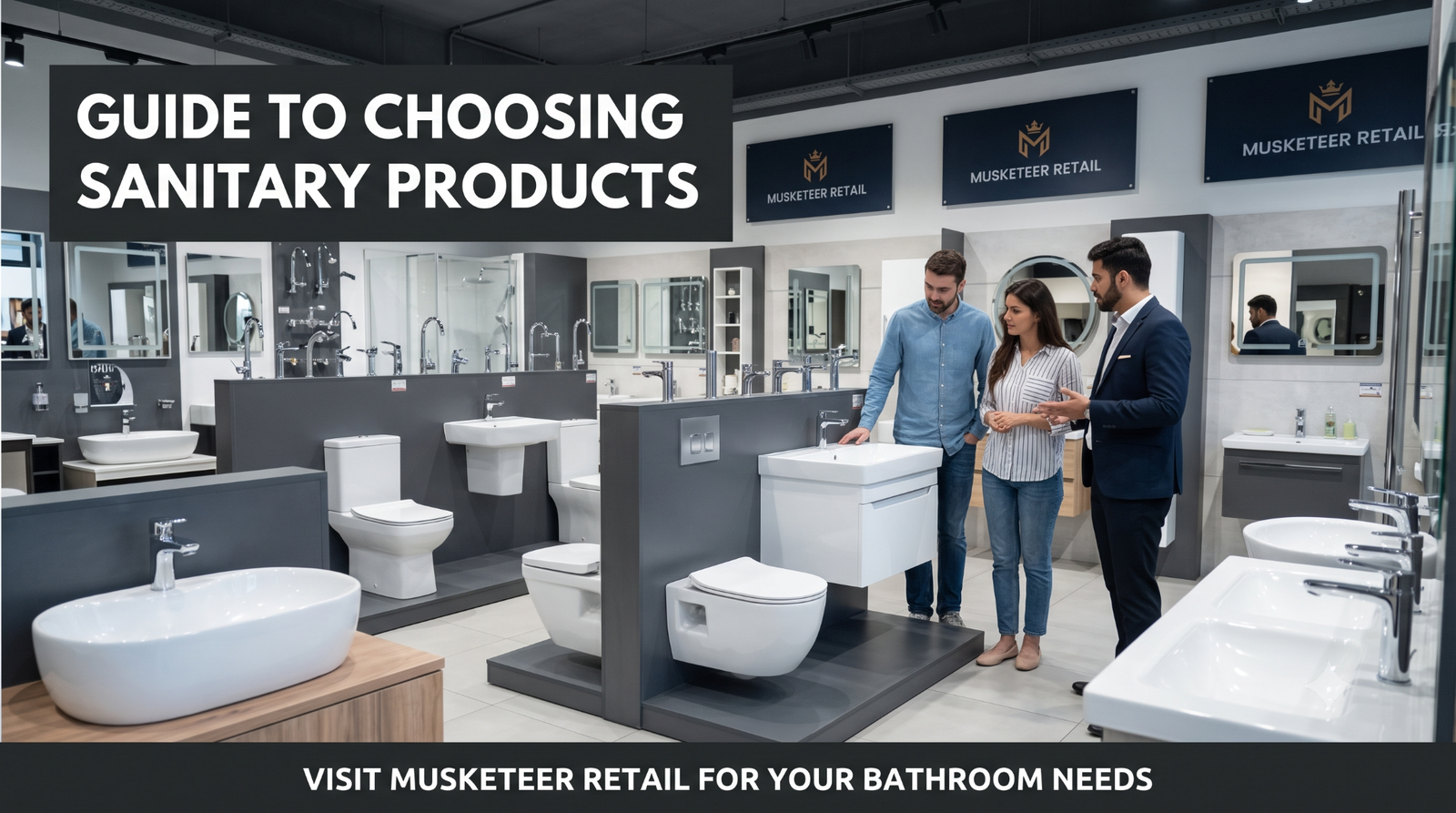 How to Choose the Right Sanitary Products for Your Bathroom in Faridabad
