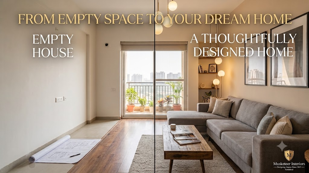 How Musketeer Interiors Can Turn an Empty House into a Thoughtfully Designed Home